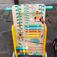 Carrello bambini in legno