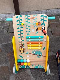 Carrello bambini in legno