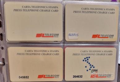 Carte telefoniche uso stampa