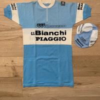 Maglia ciclismo vintage Bianchi Piaggio