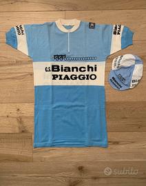 Maglia ciclismo vintage Bianchi Piaggio