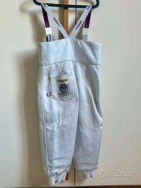 Scherma 800N pants taglia 14 anni destro Prieur