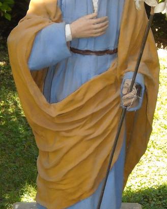 Statua in carta pesta dipinta XVIII secolo 