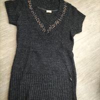 Mini abito maxy maglia