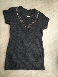 Mini abito maxy maglia