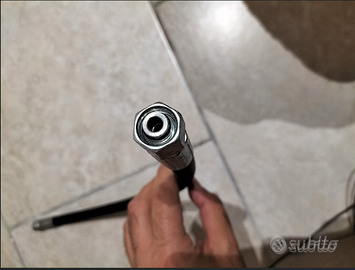 Tubo raccordo a maglia metallica 5/16" 350bar 59cm