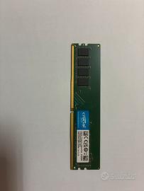 1x8 gb ddr4 2666mhz cl19