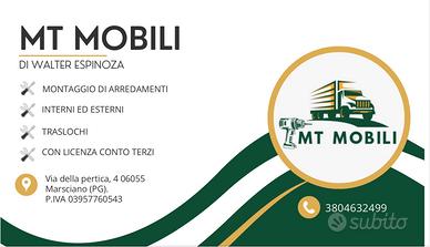 Traslochi-montaggio mobili- licenza conto terzi