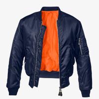 Giacca giubbotto Bomber colore blu navy