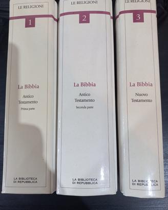 Raccolta Le Religioni LA BIBBIA 3 volumi NUOVO