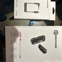 Microfono wirless hollyand lark m1 + cavo iphone