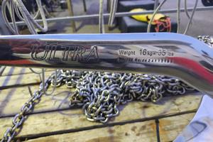 ancora 16 kg ultra e 100+ mt di catena 10 mm