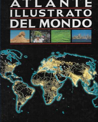 1990 Atlante illustrato del mondo rilegato