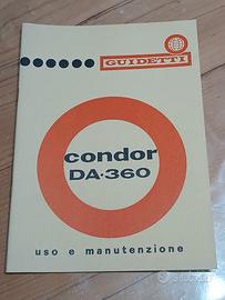 Libretto motore Guidetti Condor DA.360 originale