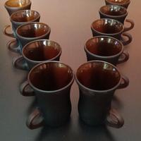 Set di 10 bicchieri vintage da caffè/liquore in ve