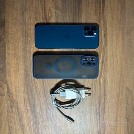 iPhone 12 Pro Max 256GB Blu + Cover MagSafe