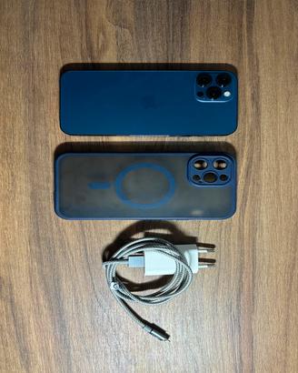 iPhone 12 Pro Max 256GB Blu + Cover MagSafe