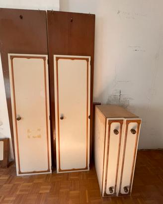 Cameretta armadio+letto+scrittoio/cassettiera
