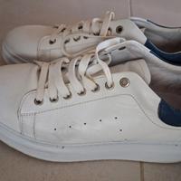 Scarpe exton bianche in pelle