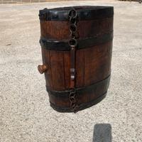 Botte antica ovale bellissim a da collezione