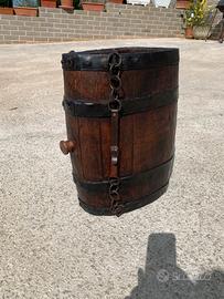 Botte antica ovale bellissim a da collezione