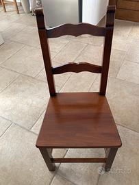 Sedie in legno massello rustica/classica