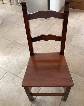 Sedie in legno massello rustica/classica