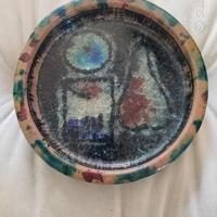 Disco ceramica invetriata Guerrino Tramonti