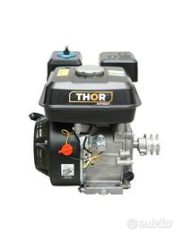 Motore a scoppio con puleggia doppia