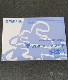 USO E MANUTENZIONE MANUALE YAMAHA PER MT-07 - B4C-