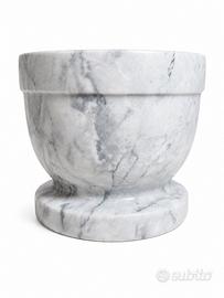 Vaso di marmo grigio Little Grey