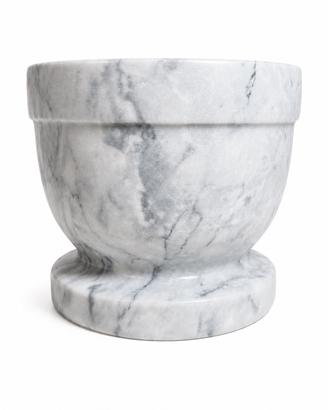 Vaso di marmo grigio Little Grey