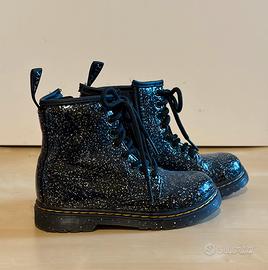 Stivali Dr. Martens glitter bambina