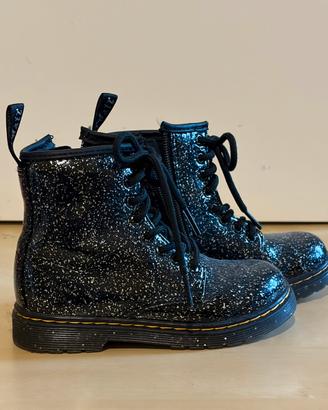 Stivali Dr. Martens glitter bambina