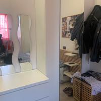 Armadio ikea 75x205 con anta in specchio