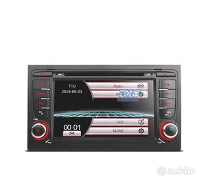 NAVIGATORE RADIO 7" PER AUDI A4 B6 B7 00-07 USB G