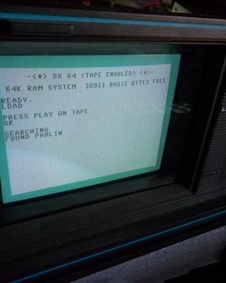 Commodore SX 64: abilita la porta TAPE