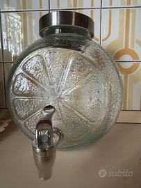 Dispenser in vetro per bevande 4 L