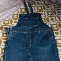 Salopette jeans gonna 