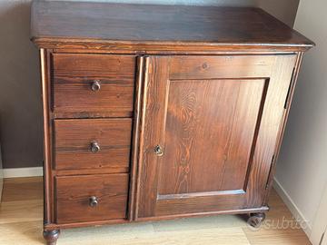 Madia Credenza in legno arte povera primi 900