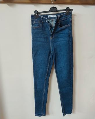 Jeans ZARA Skinny Blu Scuro - Taglia 40 (S)