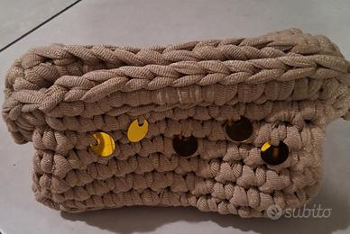 BORSA FETTUCCIA FATTA A MANO CLUCH BAG 