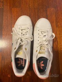 sneakers Adidas Stan Smith W bianche con dettagli