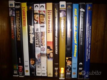 John wayne,lotto 13 DVD lingua straniera regioni v