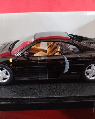 FERRARI 348 TB BLACK BBURAGO 1:18 