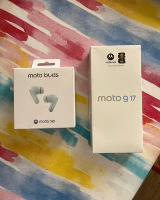 Motorola G17 più auricolari moto buds