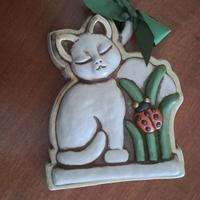 Formina THUN con gatto e coccinella