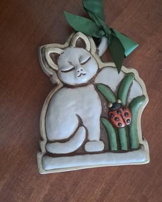 Formina THUN con gatto e coccinella