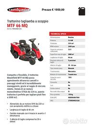 TRATTORINO 224CC MTF66MQ CM. 66