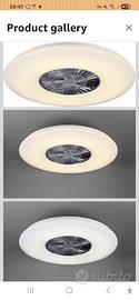 Plafoniera led con ventilatore 